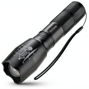 Victoper Tactical Flashlight LED Handheld 2000 Lumen Waterproof-0