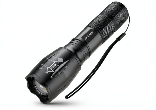 Victoper Tactical Flashlight LED Handheld 2000 Lumen Waterproof-0
