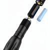 Victoper Tactical Flashlight 6-Pack Black LED Adjustable Focus-1