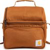 Carhartt Insulated Lunch Box Brown 8L Soft Cooler with Strap-0