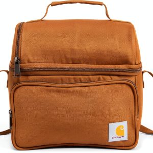 Carhartt Insulated Lunch Box Brown 8L Soft Cooler with Strap-0