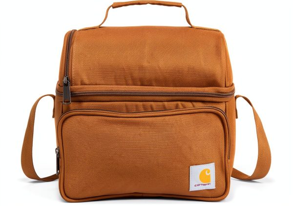 Carhartt Insulated Lunch Box Brown 8L Soft Cooler with Strap-0