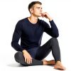 WEERTI Men's Thermal Underwear Set Long Johns Fleece Base Layer-6