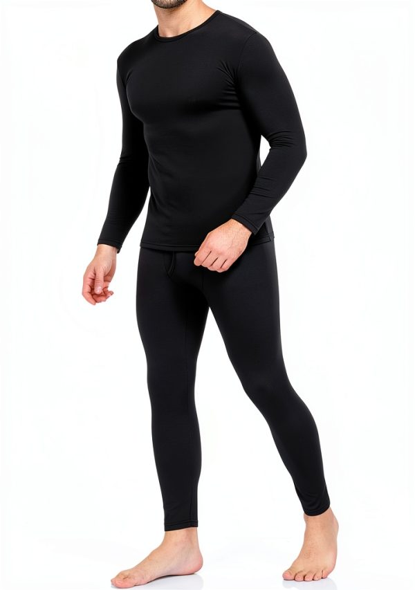 WEERTI Men's Thermal Underwear Set Long Johns Fleece Base Layer-0