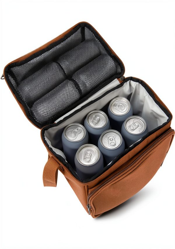 Carhartt Insulated Lunch Box Brown 8L Soft Cooler with Strap-3