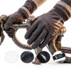 RIVMOUNT Winter Cycling Gloves Black Small Size Thermal Waterproof-4