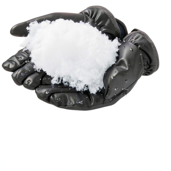 ihuan Waterproof Winter Gloves Fleece Lined Ski Snowboard Black-3