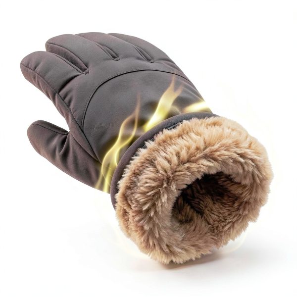 RIVMOUNT Winter Cycling Gloves Black Waterproof Touchscreen-1