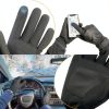 ihuan Waterproof Winter Gloves Fleece Lined Ski Snowboard Black-4
