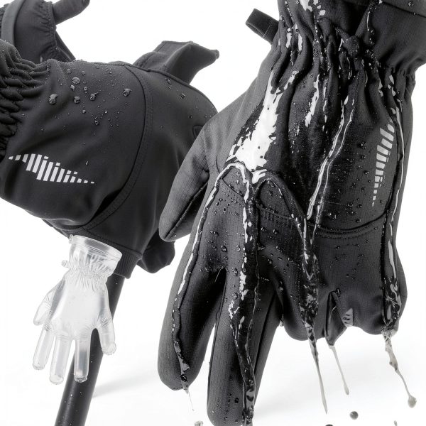 RIVMOUNT Winter Cycling Gloves Black Waterproof Touchscreen-5