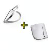 Blue Eagle Aluminum Face Shield Adapter for Full-Brim Hard Hat | Visor Bracket | Silver Color | with 1 Free Replacement High Impact Visor-2