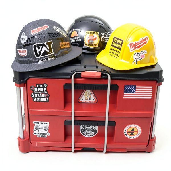 123 PCS Hard Hat Stickers (Dirty) for Tool Box, Helmet, Funny Stickers for Adults, Prank Meme Vinyl and Waterproof Decals for Mechanics, Electricians, Union, Oilfield, Military, Construction, Welders-2