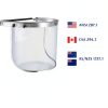 Blue Eagle Aluminum Face Shield Adapter for Full-Brim Hard Hat | Visor Bracket | Silver Color | with 1 Free Replacement High Impact Visor-3