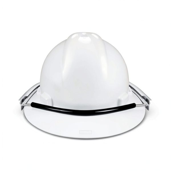 Blue Eagle Aluminum Face Shield Adapter for Full-Brim Hard Hat | Visor Bracket | Silver Color | with 1 Free Replacement High Impact Visor-7