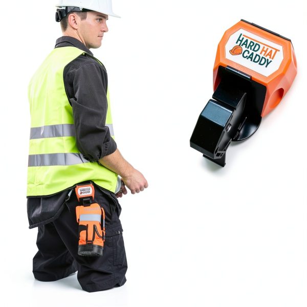 Hard Hat Caddy, All-in-One PPE Organizer with Magnetic Backing, Belt Clip, & Hook, Compatible with All Safety Gear Brands, Ideal for Construction, Utility, Line Workers & Miners-5
