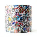 Zonon 100 Pcs Welding Stickers Decals for Hard Hats Tool Boxes-0